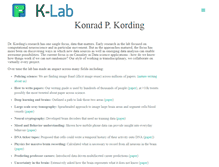 Tablet Screenshot of koerding.com
